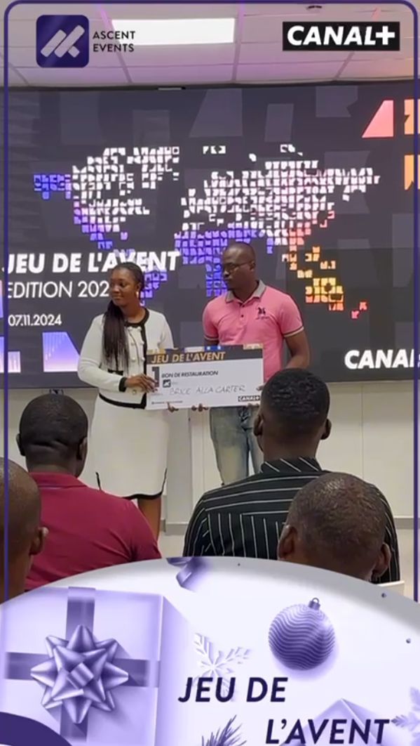 Partenaire de l’édition 2024 des Jeux De L’Avent avec Canal+ Côted’Ivoire